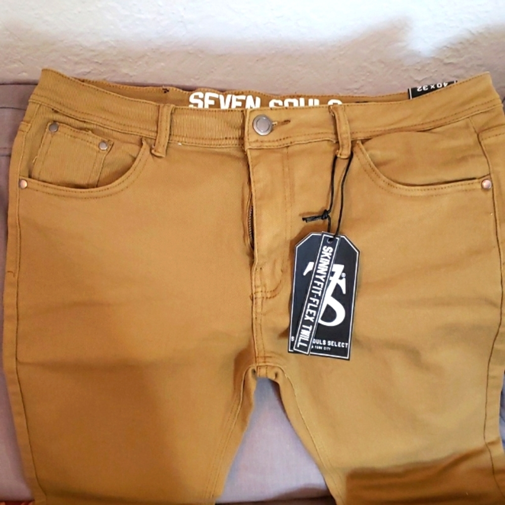 skinny fit flex twill jeans